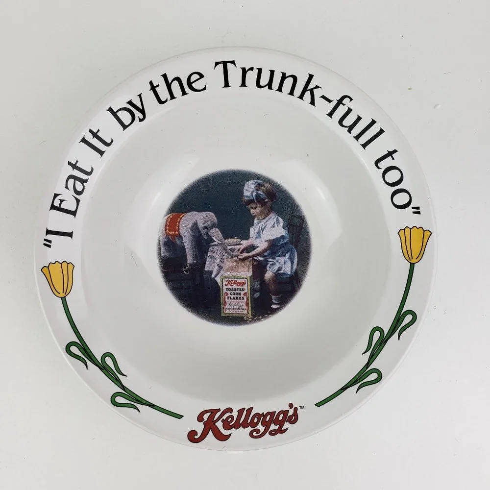 Kellogg's Series of 4 1996 Cereal Bowls